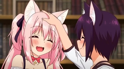 Идеальная жизнь в другом мире с аниме тянками до реального оргазма